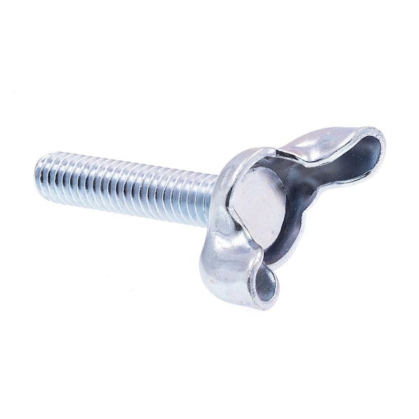Prime-Line Wing Screw, Stamped Type D 1/4in-20 X 1-1/4in Zinc Plated Steel 5PK 9197502 - main